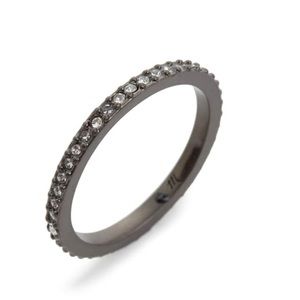 Madewell Blackened Pave Ring